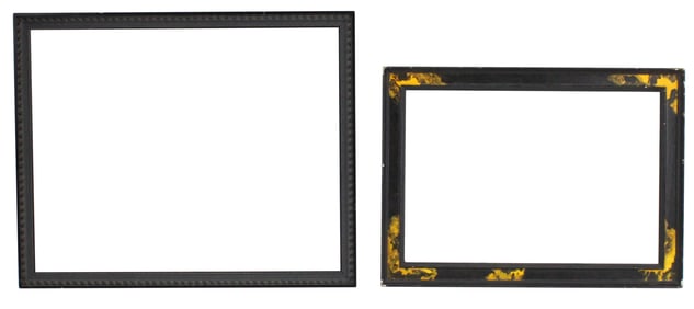 Two Ebonized Picture Frames