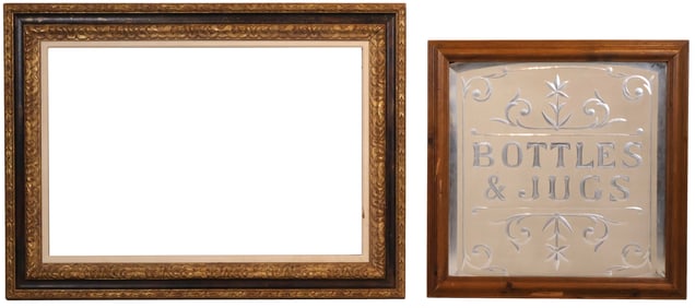 "Bottled & Jugs" Etched Mirror