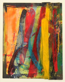 Sholto Ainslie, Abstract, Acrylic on Paper