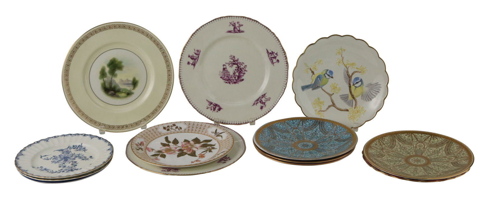 Thirteen Royal Worcester Assorted Plates (1 of 18)