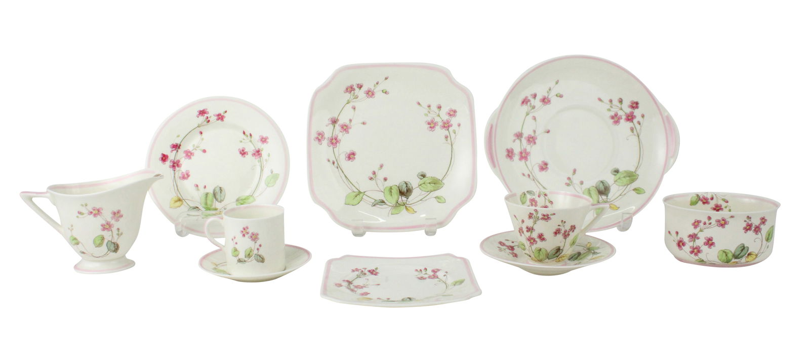 Royal Doulton "Primula" Partial Tea Service (1 of 10)