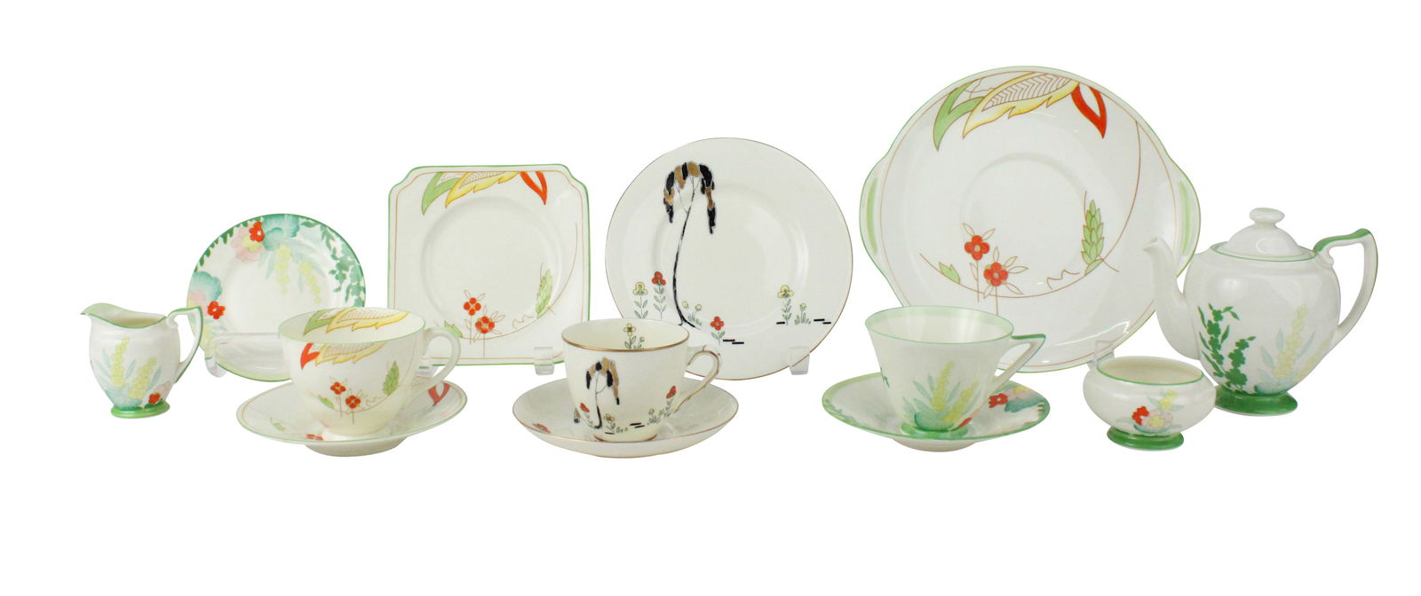 Royal Doulton "Eden" Partial Tea Service (1 of 13)