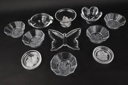 Lalique Crystal Nogent Bowl
