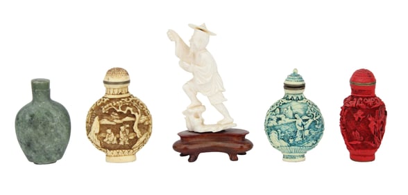 Four Chinese Snuff Bottles