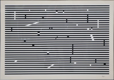 Yaacov Agam, Israeli 1928-, Double Metamorphis II, 1980-81, Serigraph
