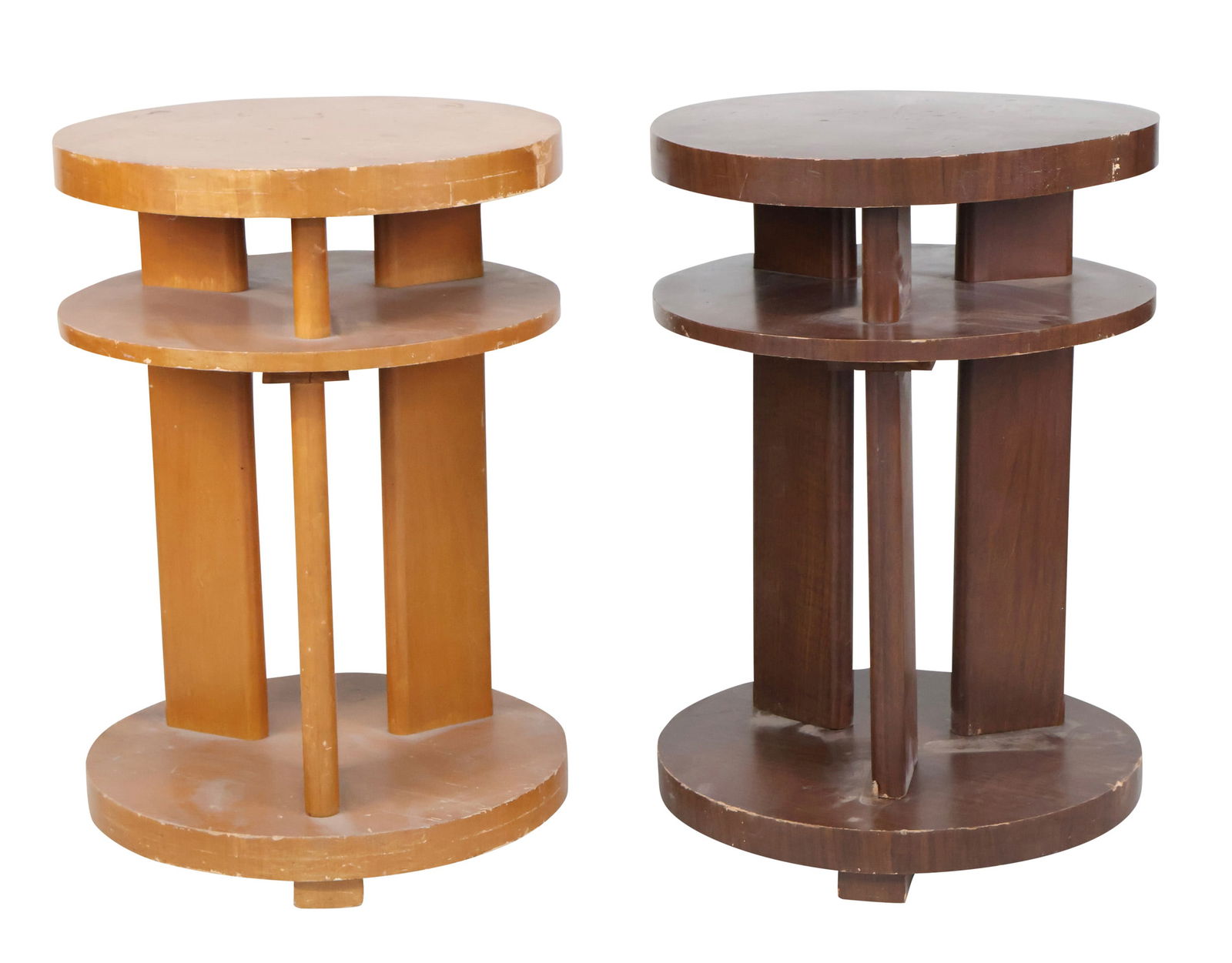 Two Similar Art Deco Three Tier Side Tables (1 of 11)