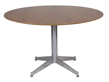 Mid-Century Modern Walnut Dining Table