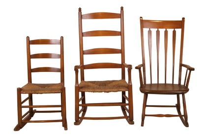 Three Rocking Chairs