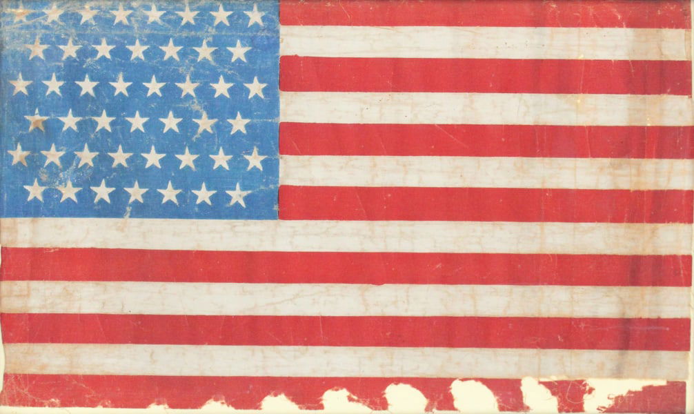 Forty-Five Star American Parade Flag (1 of 5)