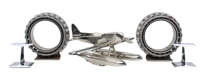 Pair of Turbine Bookends