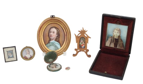 Group of Miniature Portraits