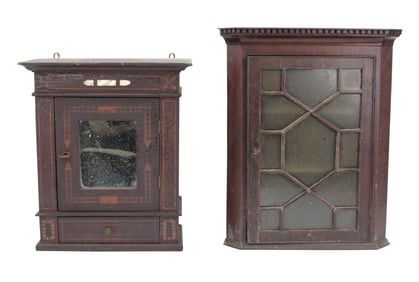 Two Miniature Cabinets