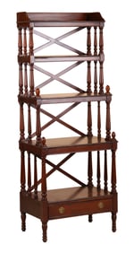 Regency Mahogany Five Tier Etagere