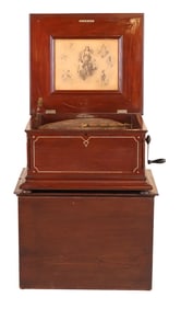 Regina Mahogany Music Box
