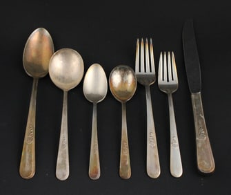Holmes & Edwards Silver Plated Flatware Service