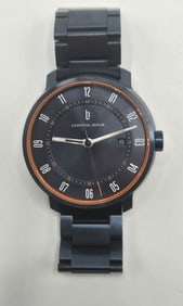 Lilienthal Berlin Neolux Blue Orange Automatic Watch, 42mm