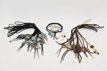 Group of Assorted Southwestern Style Bolos