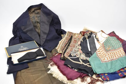 Vintage Group of Assorted Scarves