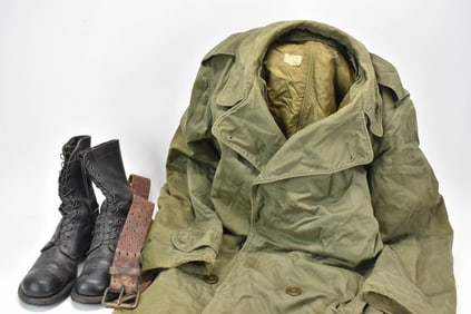 Vintage Group of Assorted Military Clothing