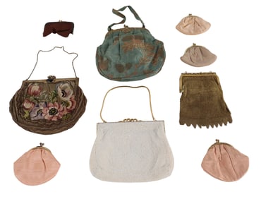 Group of Vintage Coin Purses and Purses