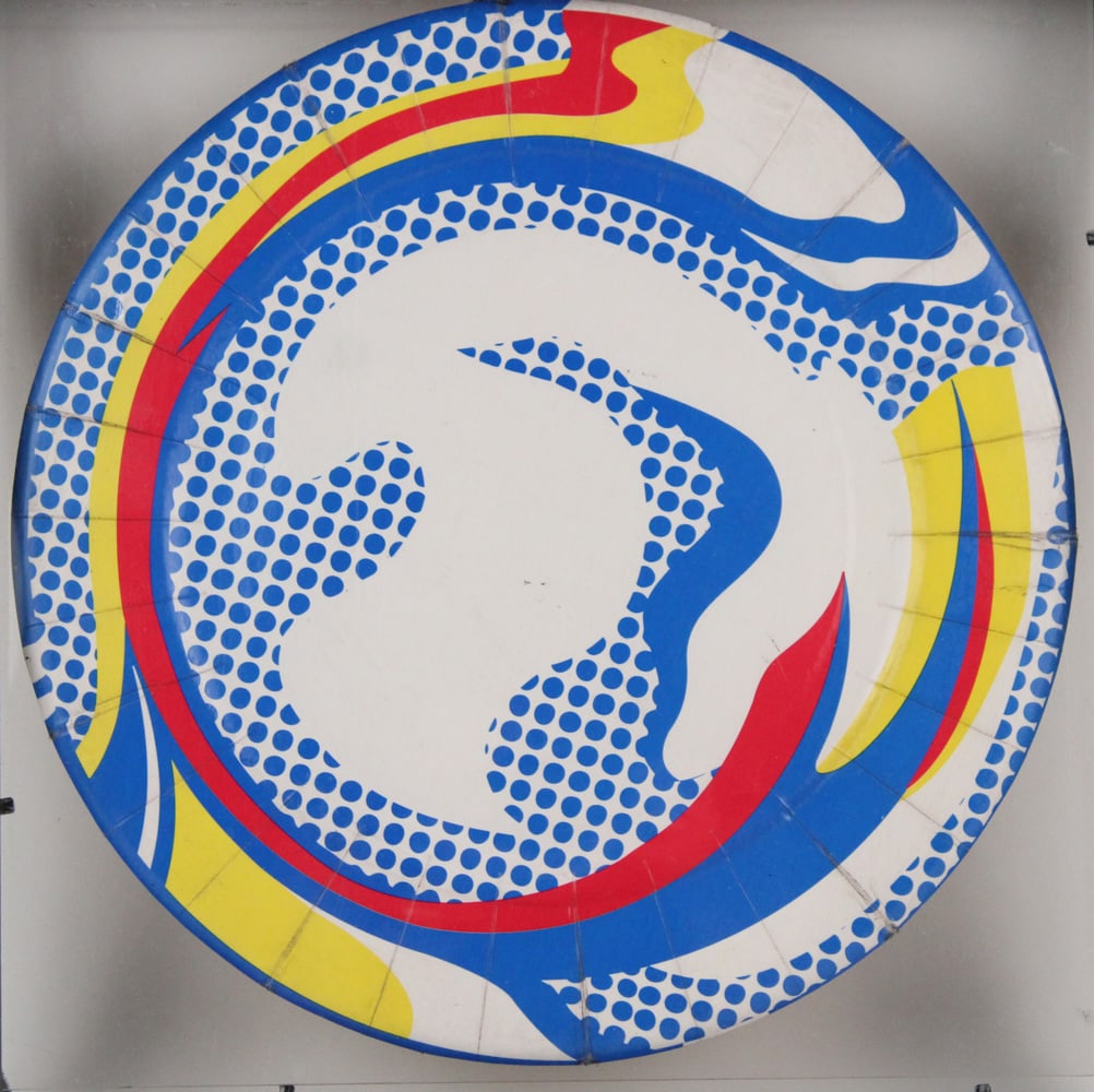 Roy Lichtenstein, American 1923-1997, Paper Plate Screenprint (1 of 15)
