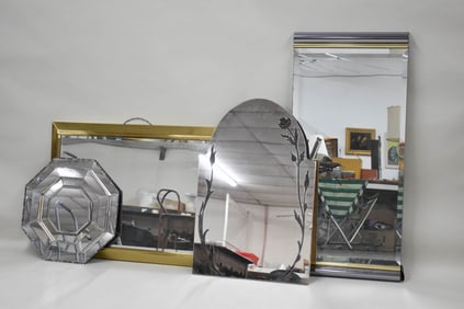 Group of Assorted Modern Mirrors
