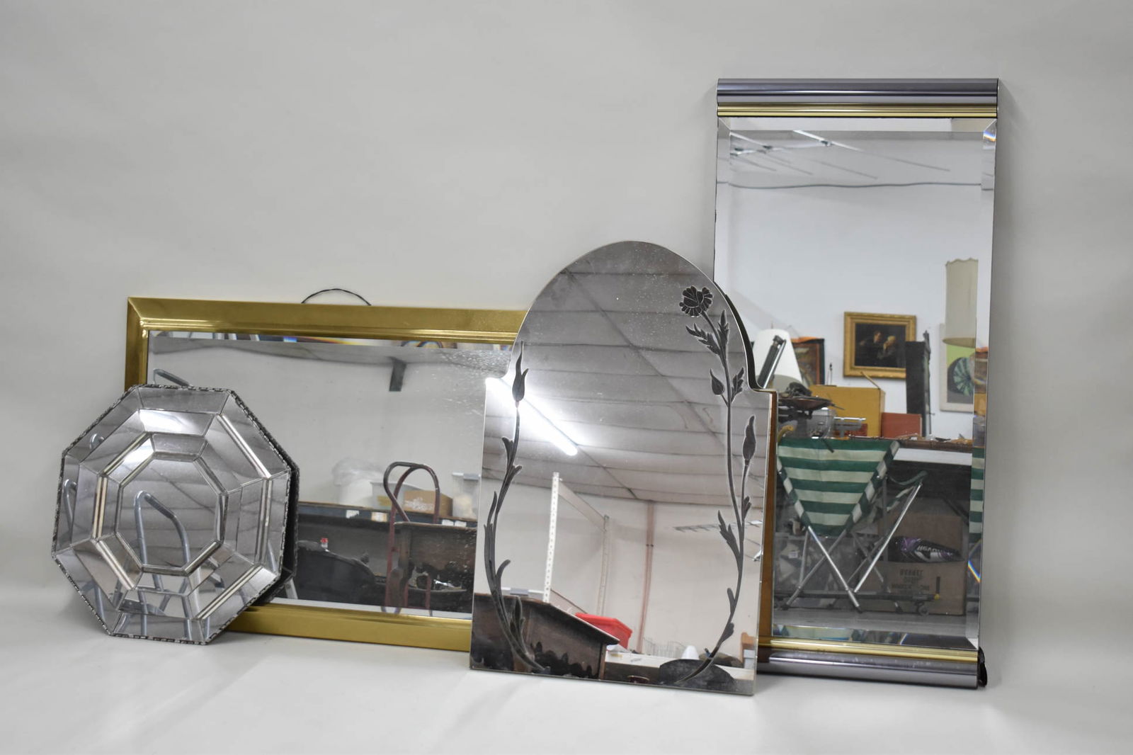 Group of Assorted Modern Mirrors (1 of 10)