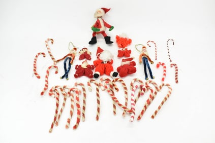 Group of Assorted Christmas Decorations