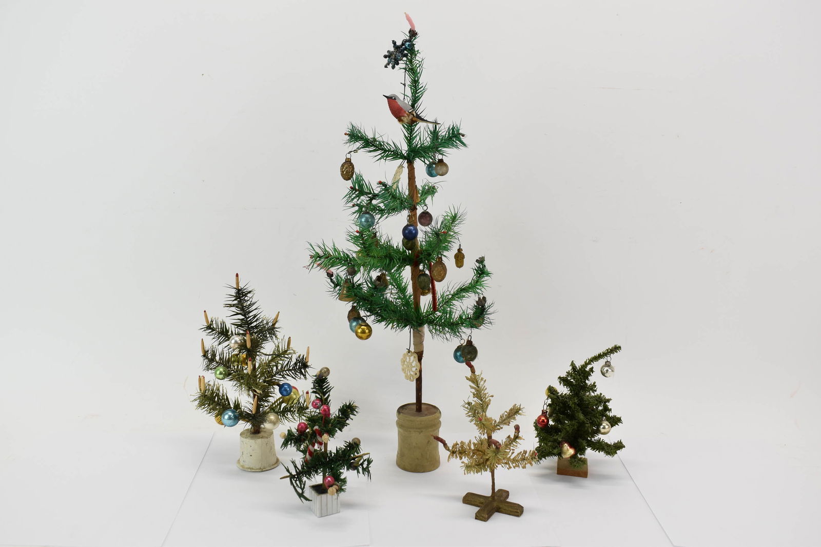 Vintage Decorated German Christmas Feather Tree (1 of 12)