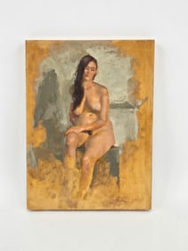 Stefanie Lalor, Take Home A Nude, Oil on Board