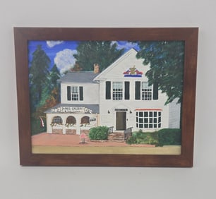 James Gallery & Soda Fountain, Oil on Canvas