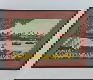 Oil on Canvas, American Folk Art