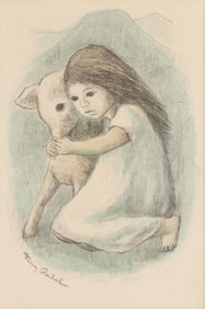 Fanny Rabel, 1922-2008 , Girl with Lamb