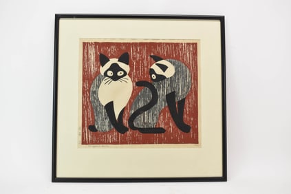 Saito Kiyoshi Limited Edition Woodcut Print