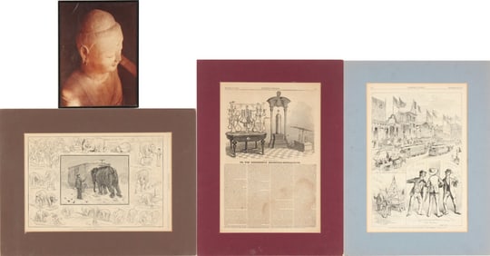 Three Harper's Weekly, Engravings