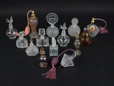 Group of Assorted Perfume Bottles