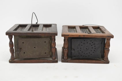 Two Antique Foot Warmers