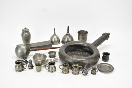 Group of Assorted Pewter Articles