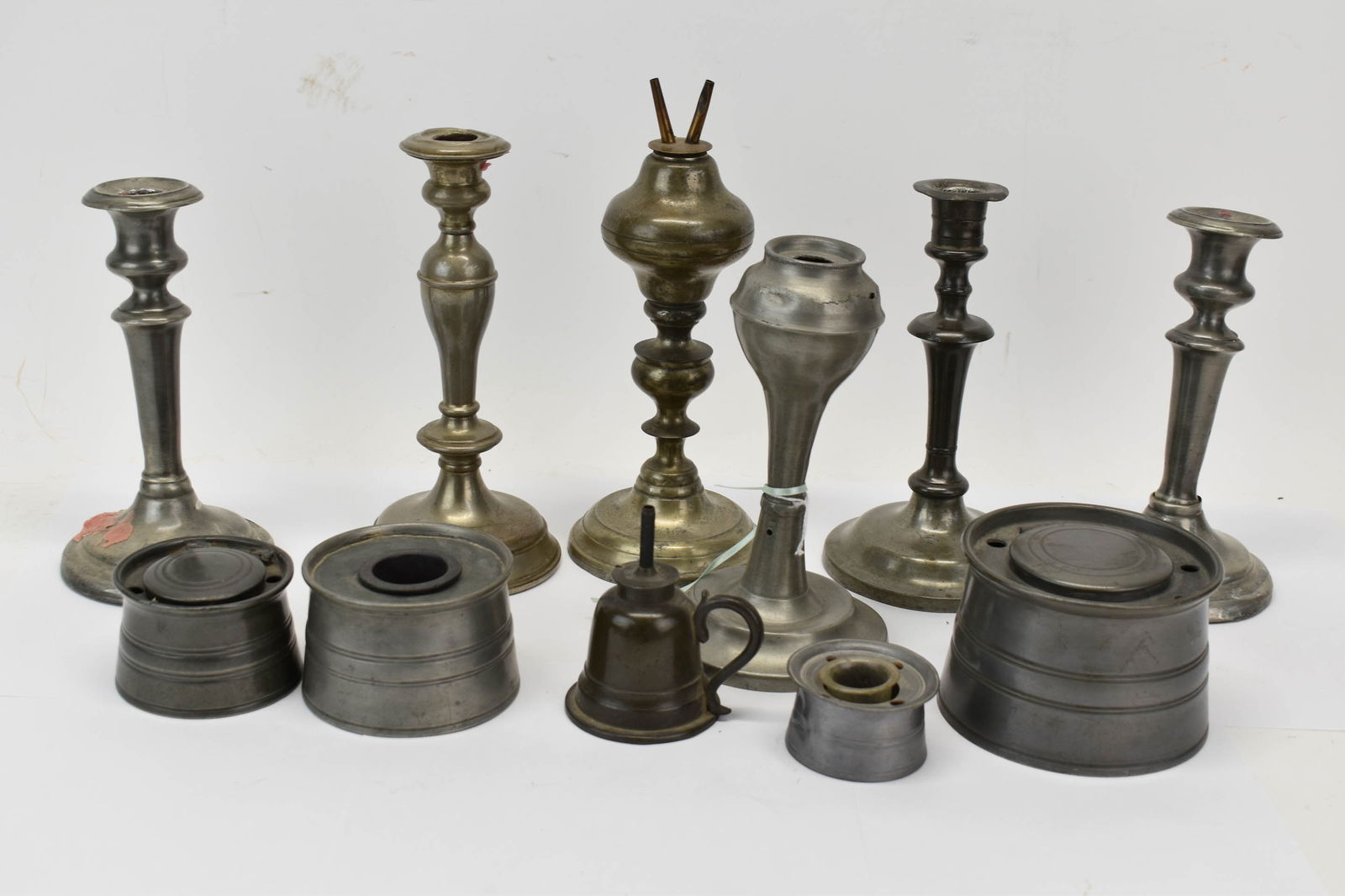 Antique Group of Assorted Candlesticks and Lamps (1 of 12)