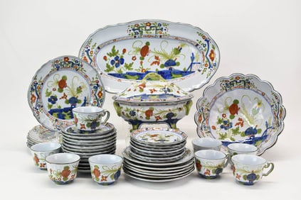 Garofano Faenza Blue Carnation Partial Dinnerware