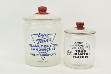 Vintage Toms Peanut Butter Sandwiches and Sweet Sandwiches
