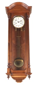 Vienna Mahogany Regulator Wall Clock