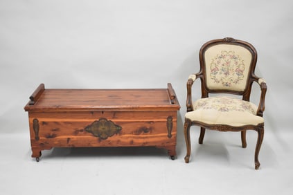 Vintage Lane Cedar Blanket Chest