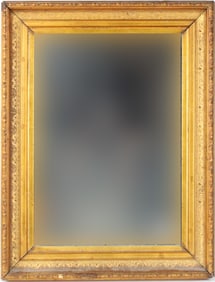 Regency Style Giltwood Rectangular Mirror