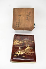 Vintage Japanese Shibayama Style Lacquered Photo Album