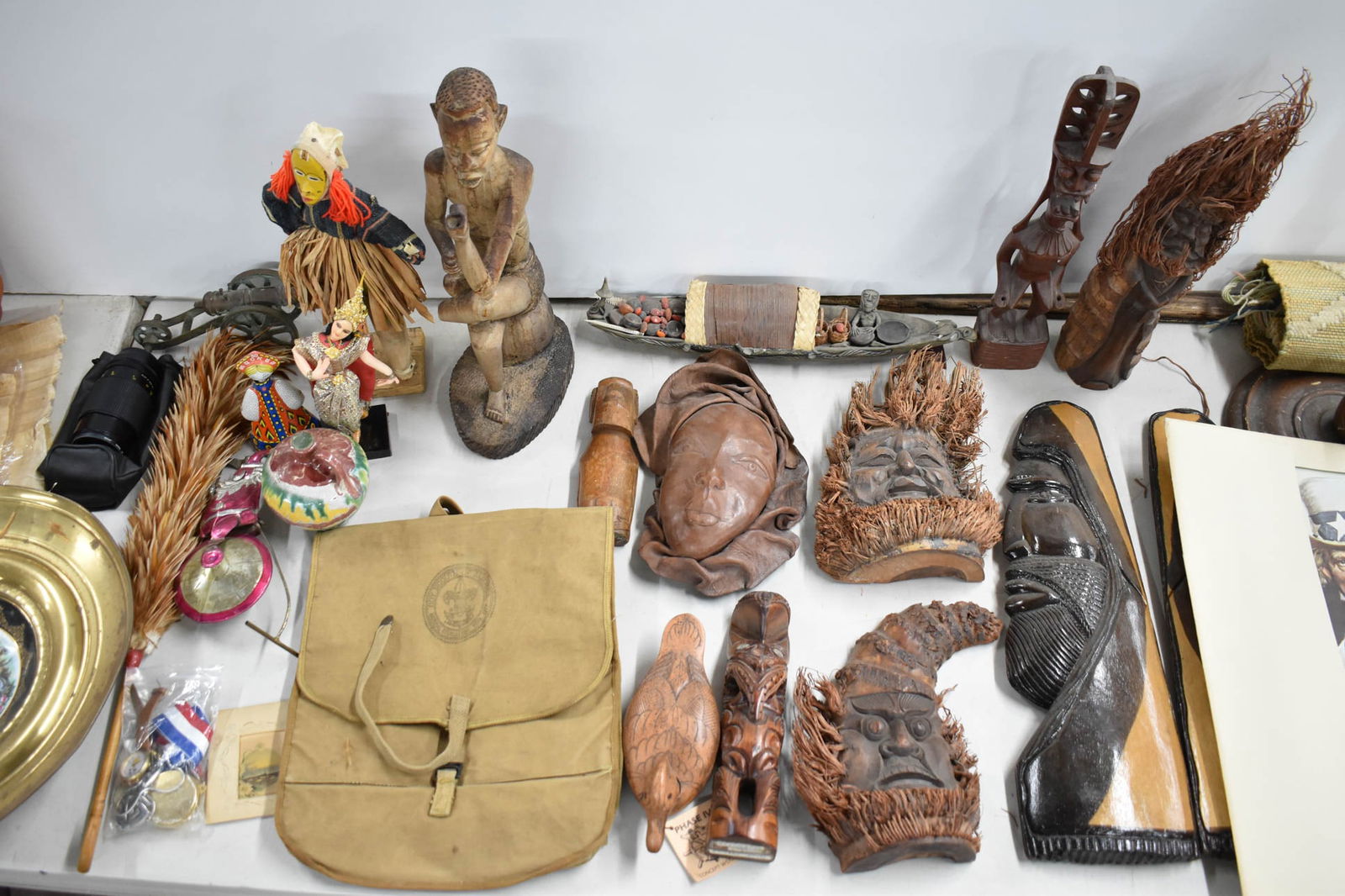 Group of Assorted Articles: Group of Assorted ArticlesGroup of Assorted Articles. Including portfolio of famous paintings and posters of The First World War by the editors of Life magazine, Boy Scouts of America backpack, 47 in.