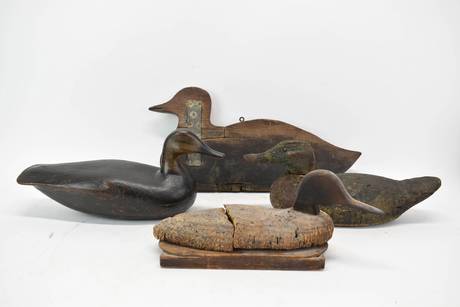 Two Antique Wooden Duck Decoys (1 of 16)
