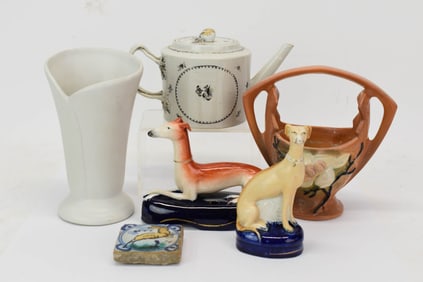 Chinese Export Porcelain Tea Pot