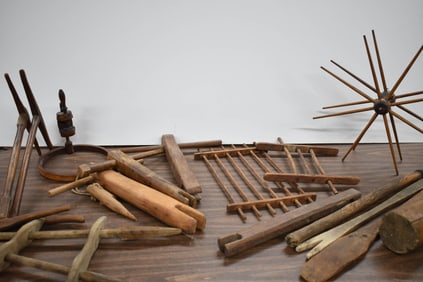 Antique Group of Assorted Wooden Tools