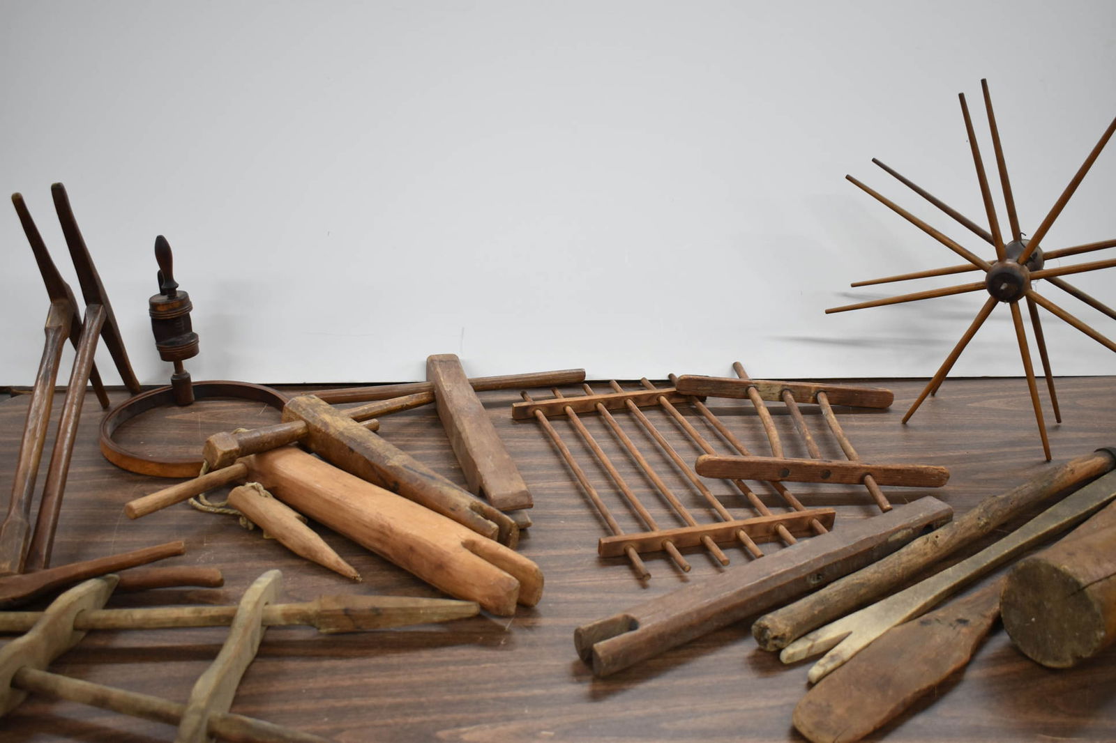 Antique Group of Assorted Wooden Tools (1 of 9)